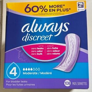Always Discreet Blue and Purple Pack - Moderate Bladder Pads